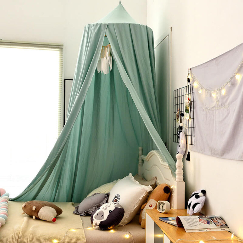 Dreamveil Betthimmel – Eleganter Baldachin für Kinderzimmer, Babybett Himmel aus weichem Polyester 2
