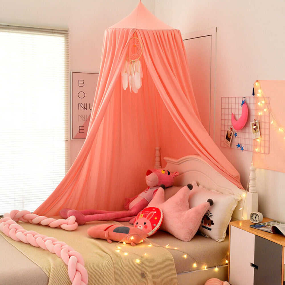 Dreamveil Betthimmel – Eleganter Baldachin für Kinderzimmer, Babybett Himmel aus weichem Polyester 6