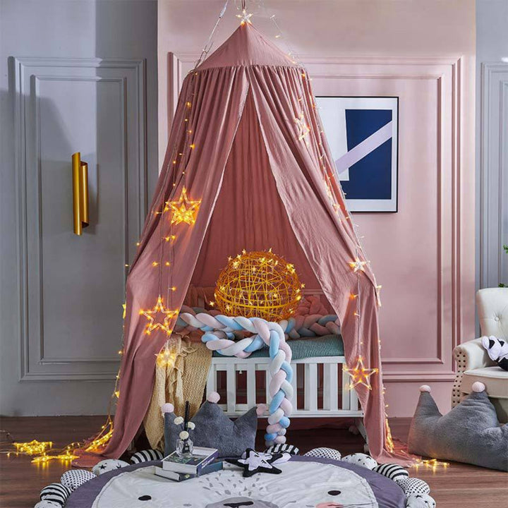 Dreamveil Betthimmel – Eleganter Baldachin für Kinderzimmer, Babybett Himmel aus weichem Polyester 8
