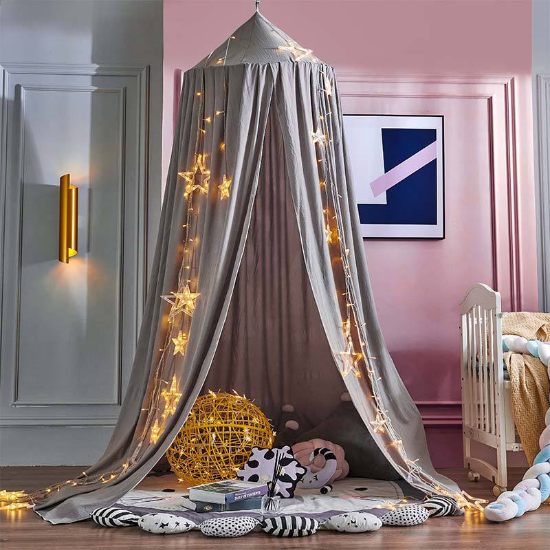Dreamveil Betthimmel – Eleganter Baldachin für Kinderzimmer, Babybett Himmel aus weichem Polyester 9
