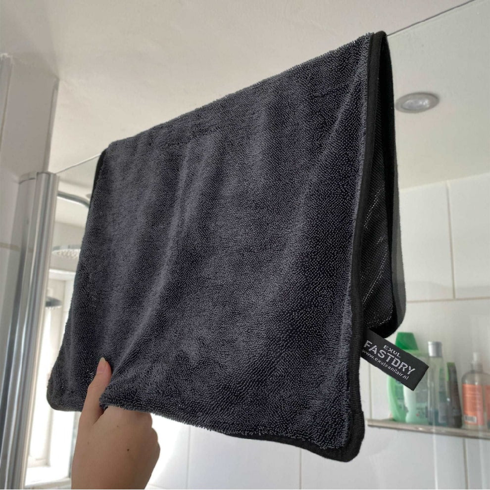 DrySwift Mikrofasertuch Waschbar – Superabsorbierendes Tuch für Streifenfreies Trocknen in Badezimmer und Küche 0