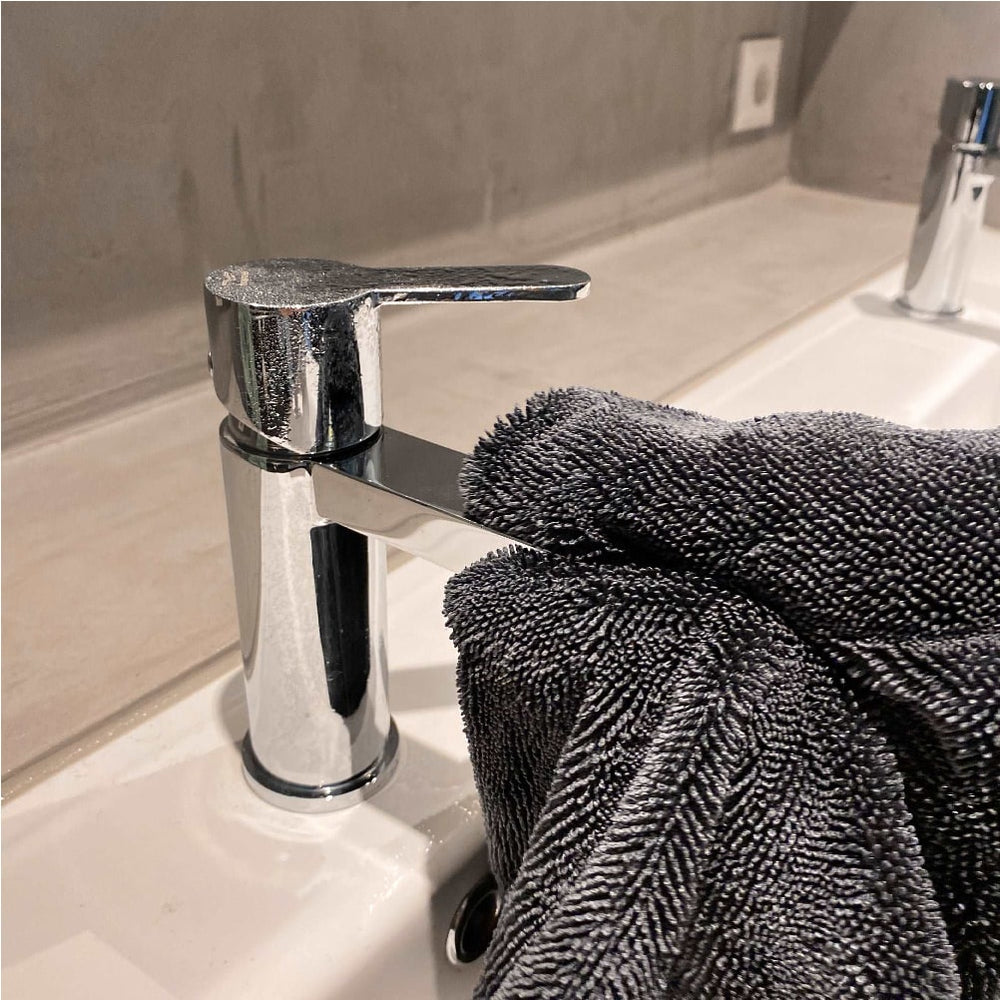 DrySwift Mikrofasertuch Waschbar – Superabsorbierendes Tuch für Streifenfreies Trocknen in Badezimmer und Küche 1