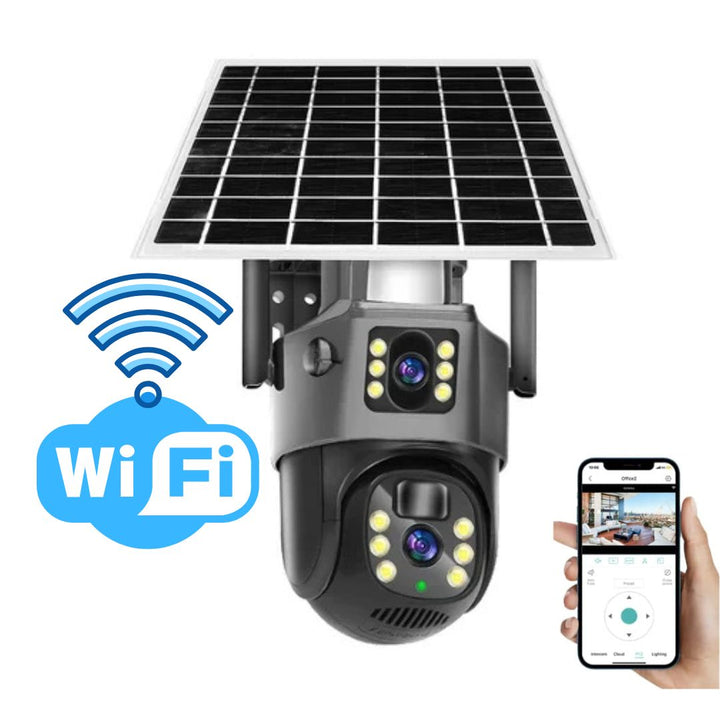 DualGuard – Drahtlose 4K Sicherheitskamera für Außen mit Solarpanel & 10x Zoom 2