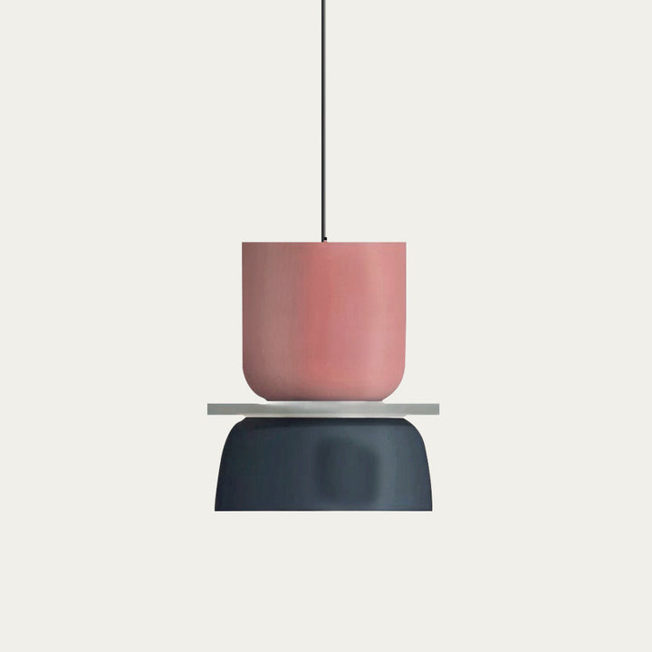 Dulcy – Nordische Pendelleuchte Hängelampe im Farbblockdesign für Esszimmer 11