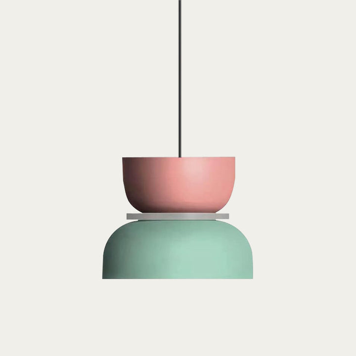 Dulcy – Nordische Pendelleuchte Hängelampe im Farbblockdesign für Esszimmer 9