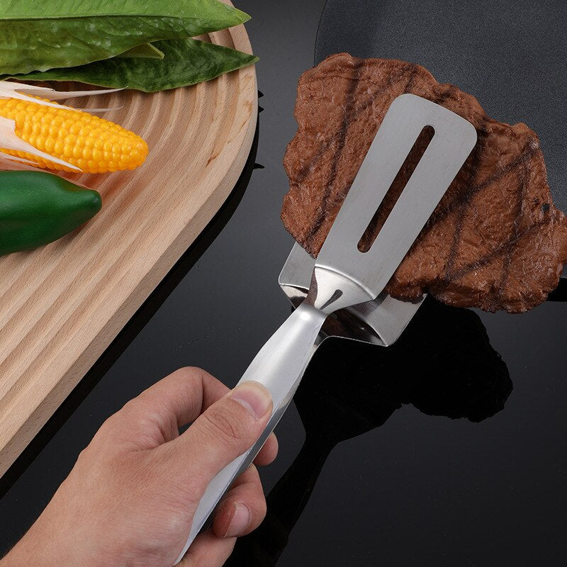 DuoFlip – Doppelseitiger Edelstahlwender für Vielseitiges Kochen und Grillen 0
