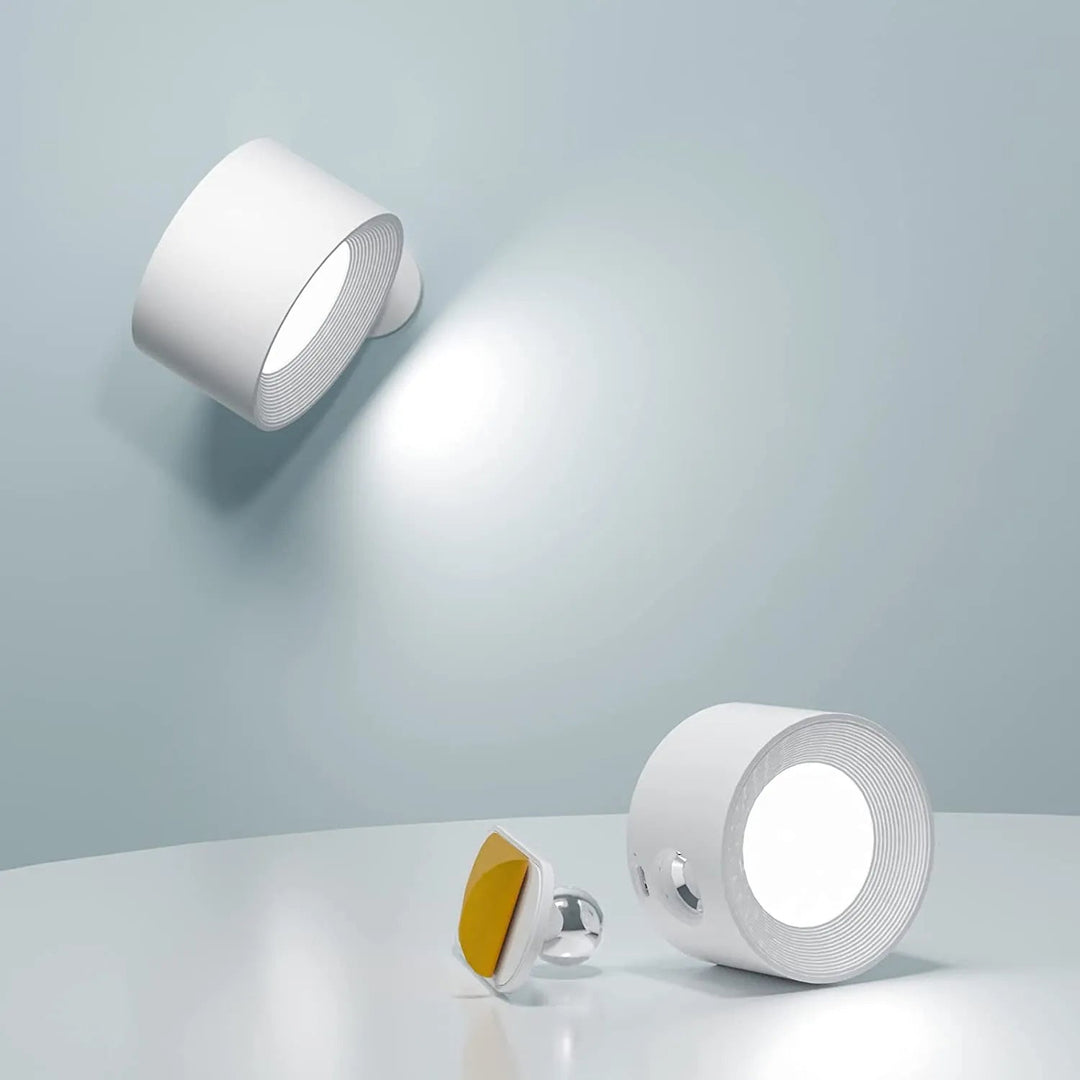 EasyStick – Kabellose LED Wandleuchte Innen mit 360° Drehung und Dimmfunktion 0