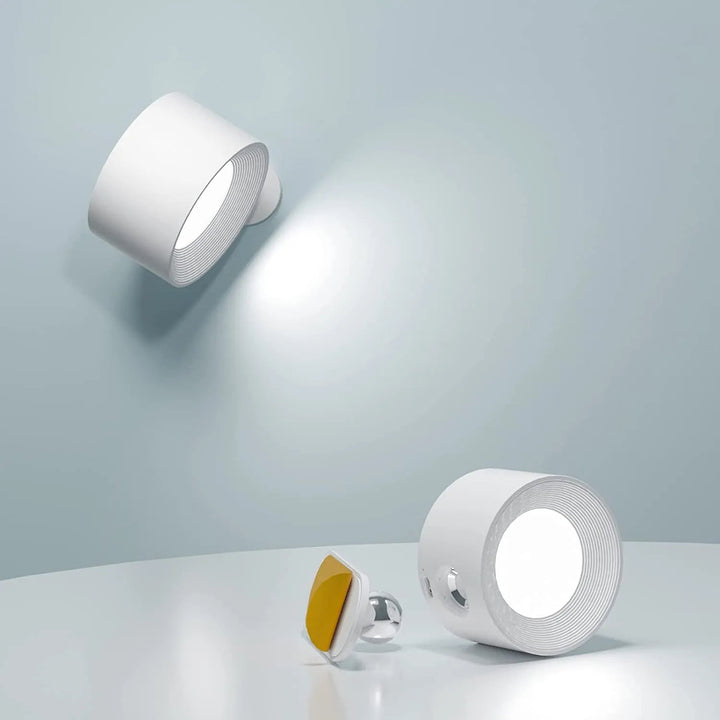EasyStick – Kabellose LED Wandleuchte Innen mit 360° Drehung und Dimmfunktion 0