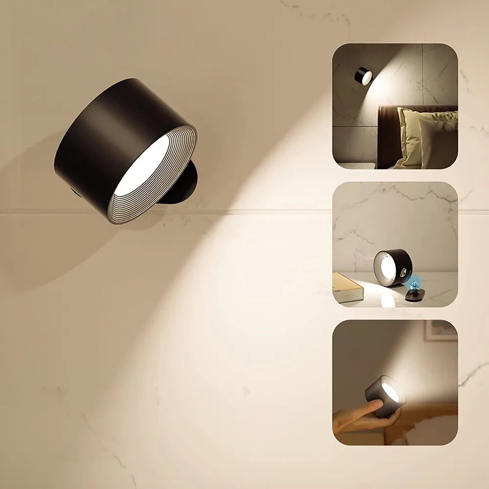 EasyStick – Kabellose LED Wandleuchte Innen mit 360° Drehung und Dimmfunktion 7