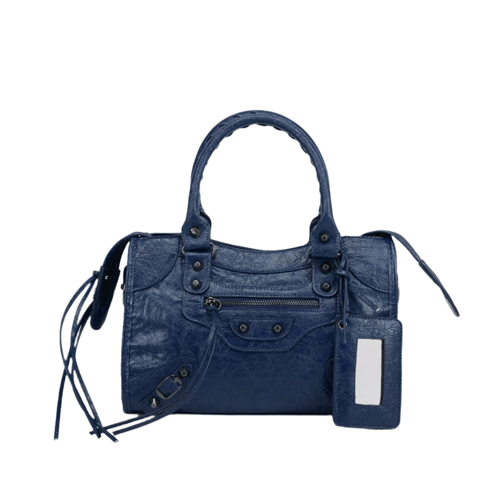 Echtleder Damenhandtasche Schwarz – Elegante Handtasche für Stilvolle Frauen 1