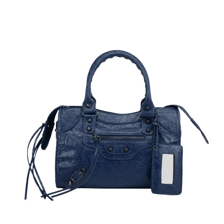 Echtleder Damenhandtasche Schwarz – Elegante Handtasche für Stilvolle Frauen 1