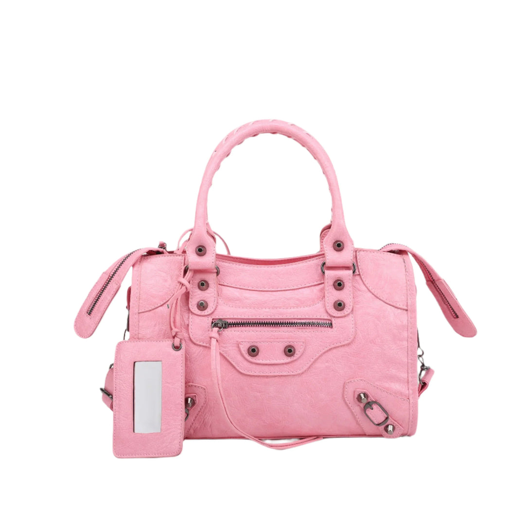Echtleder Damenhandtasche Schwarz – Elegante Handtasche für Stilvolle Frauen 7