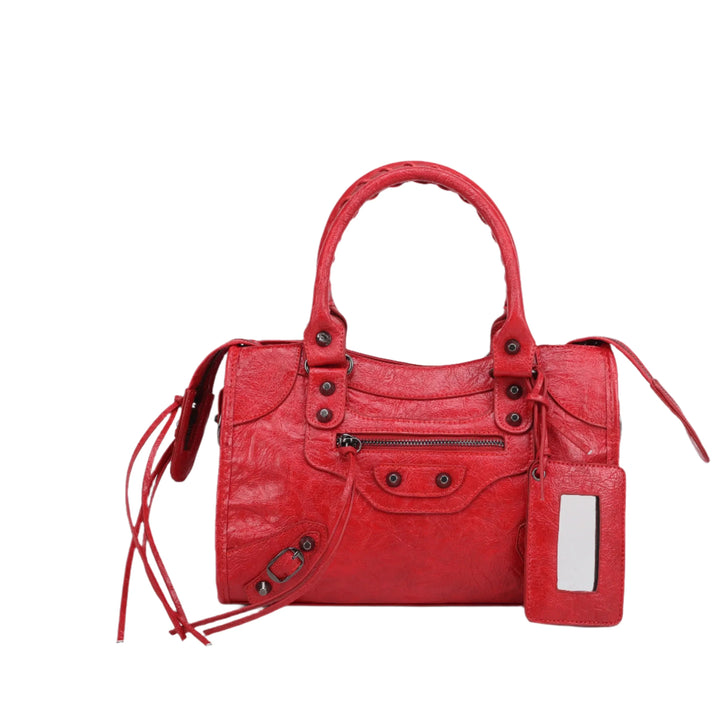 Echtleder Damenhandtasche Schwarz – Elegante Handtasche für Stilvolle Frauen 9
