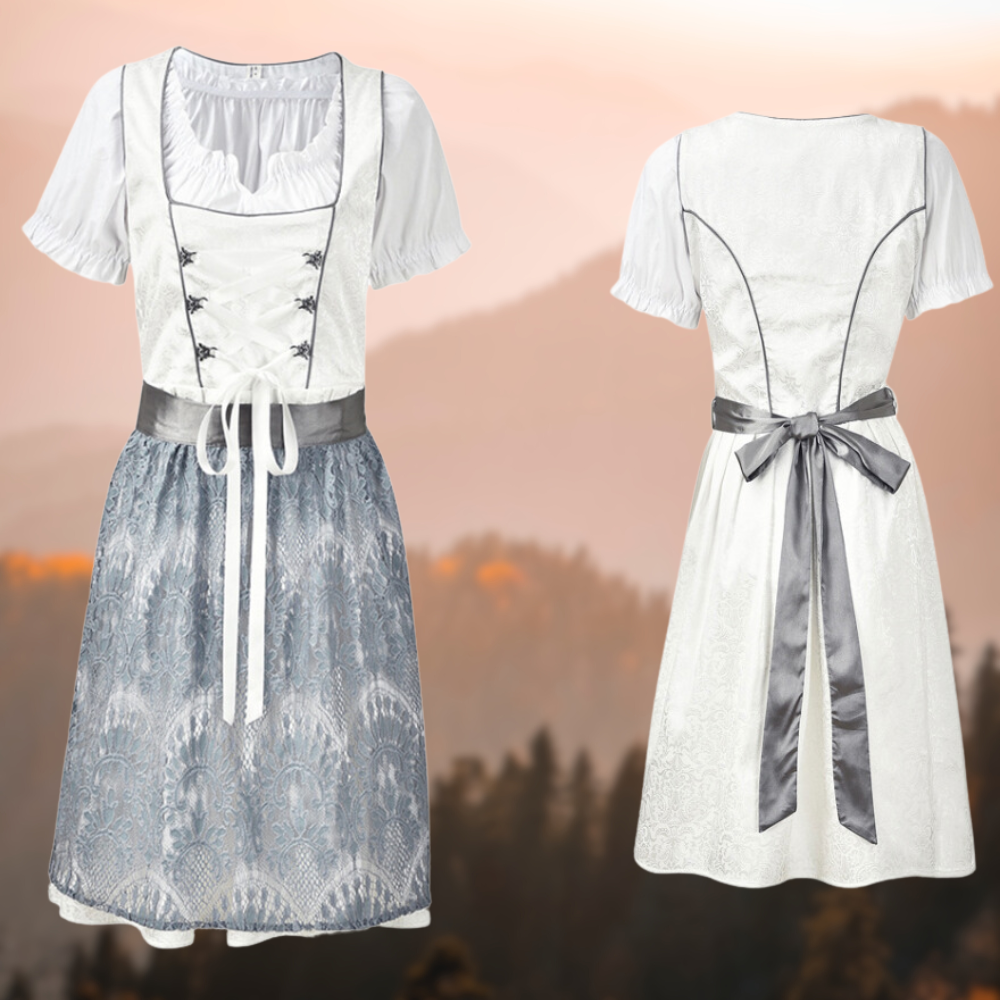 EdelTrachten – Exklusive Damen Tracht Set mit Schürze und Trachtenbluse 2