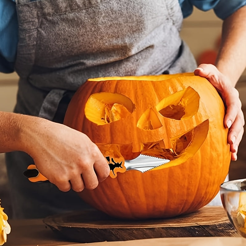 Edelstahl-Kit zum Kürbisschnitzen für Halloween – Einfaches und sicheres Schnitzen 1