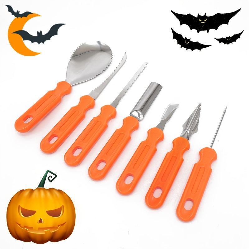 Edelstahl-Kit zum Kürbisschnitzen für Halloween – Einfaches und sicheres Schnitzen 4