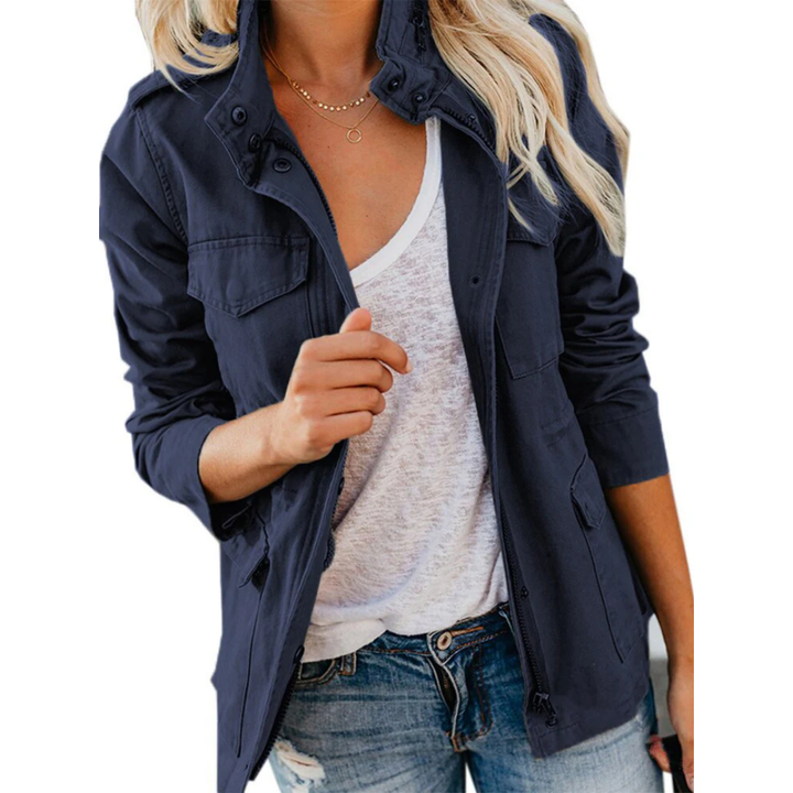 Elegante Damenjacke mit Reißverschluss – Modernes Design für jeden Anlass 5