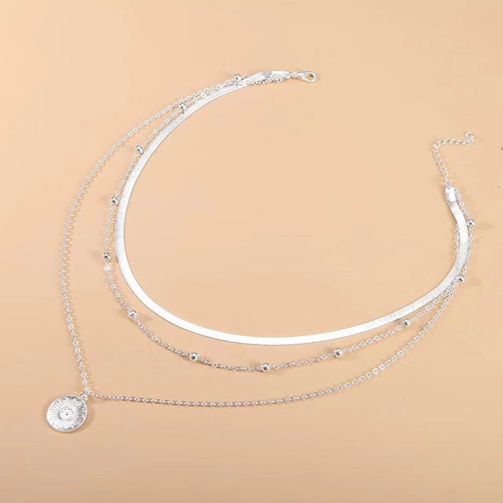 Elegante Dreifach-Halskette Damen aus 925er Silber – Vielseitiges Schmuckstück für jeden Anlass 2