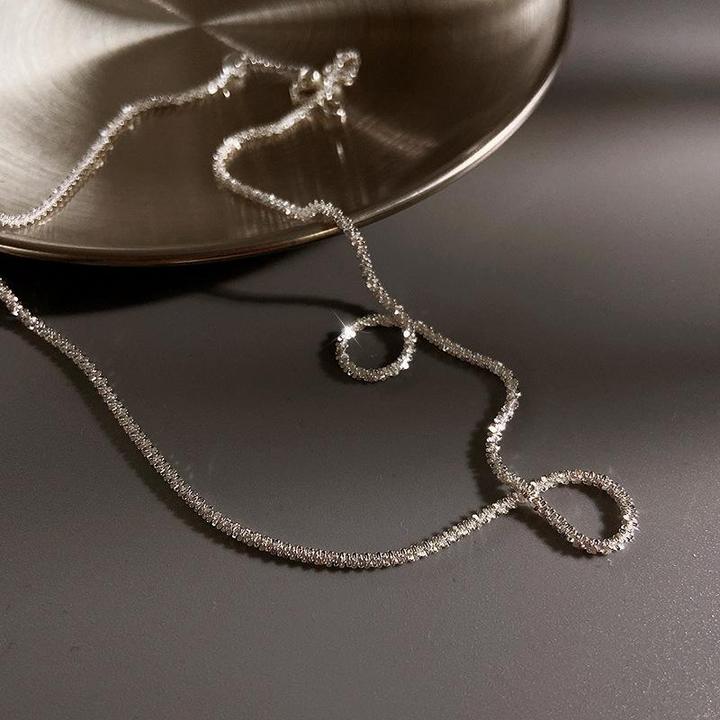 Elegante Halskette Damen aus 925er Sterlingsilber – Minimalistisches Schmuckset, 40 cm & 50 cm 3