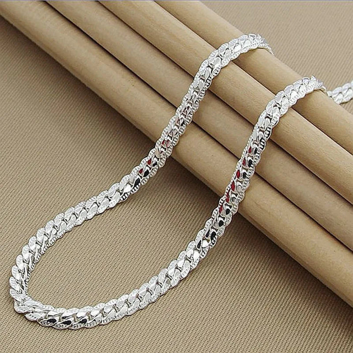 Elegante Halskette Damen aus 925er Sterlingsilber – Zeitlose Schönheit & Vielseitig 0