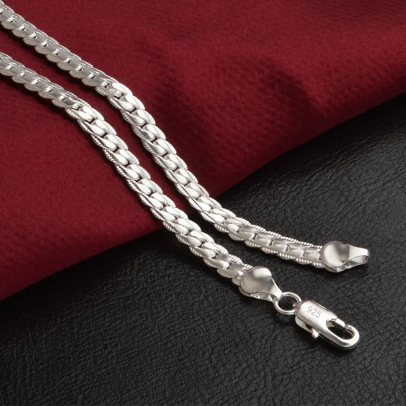 Elegante Halskette Damen aus 925er Sterlingsilber – Zeitlose Schönheit & Vielseitig 2