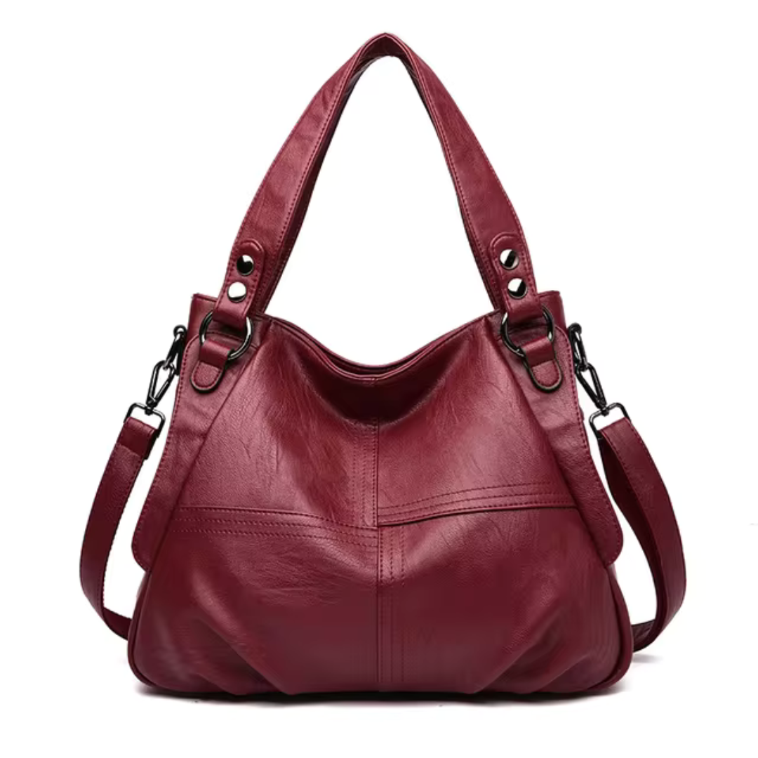 Elegante Handtasche Damen aus Hochwertigem Leder – Stilvolles Design mit Verstellbarem Schulterriemen 2