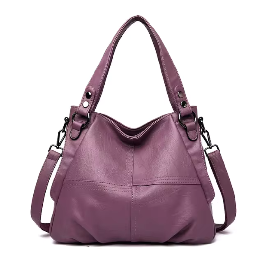 Elegante Handtasche Damen aus Hochwertigem Leder – Stilvolles Design mit Verstellbarem Schulterriemen 4