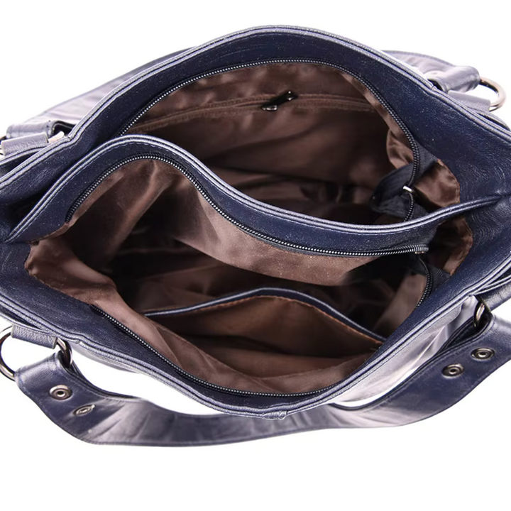 Elegante Handtasche Damen aus Hochwertigem Leder – Stilvolles Design mit Verstellbarem Schulterriemen 6