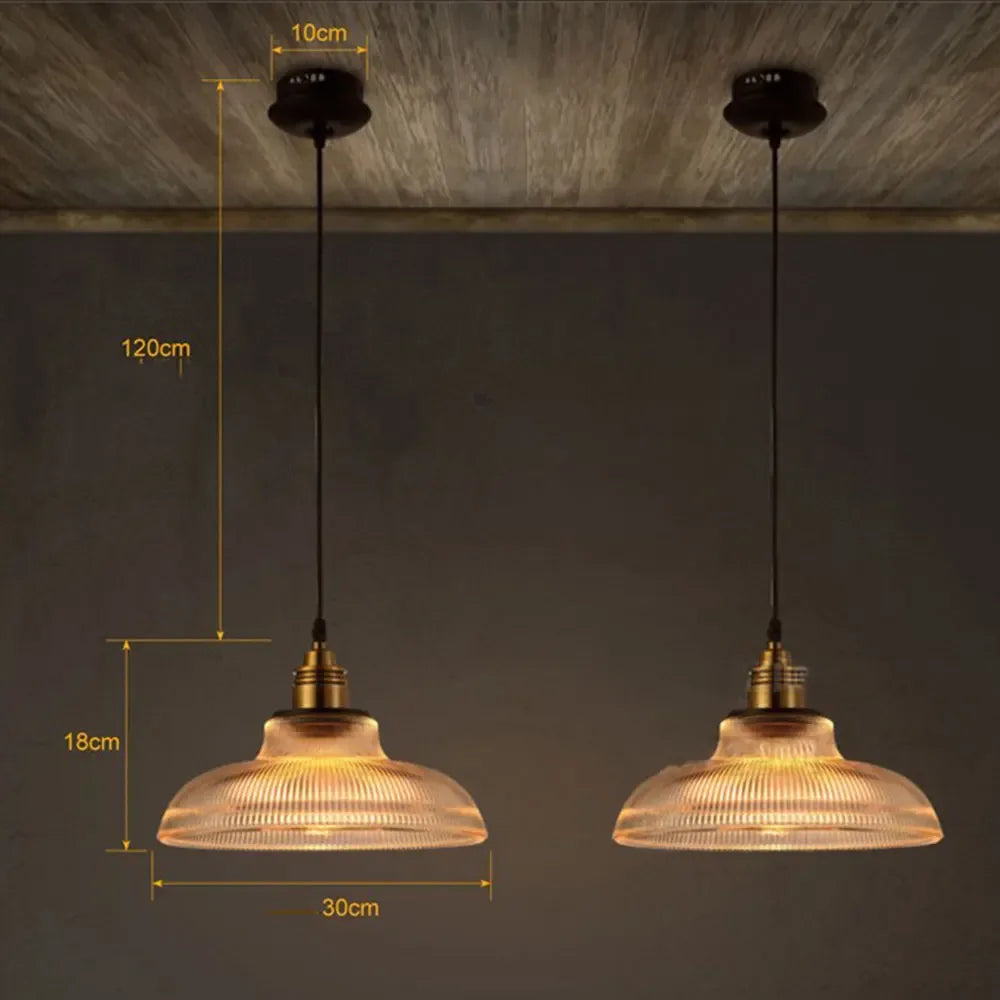 Elegante Hängelampe aus Glas für Esszimmer und Wohnzimmer – Moderne Pendelleuchte mit Stil und warmer Beleuchtung 3