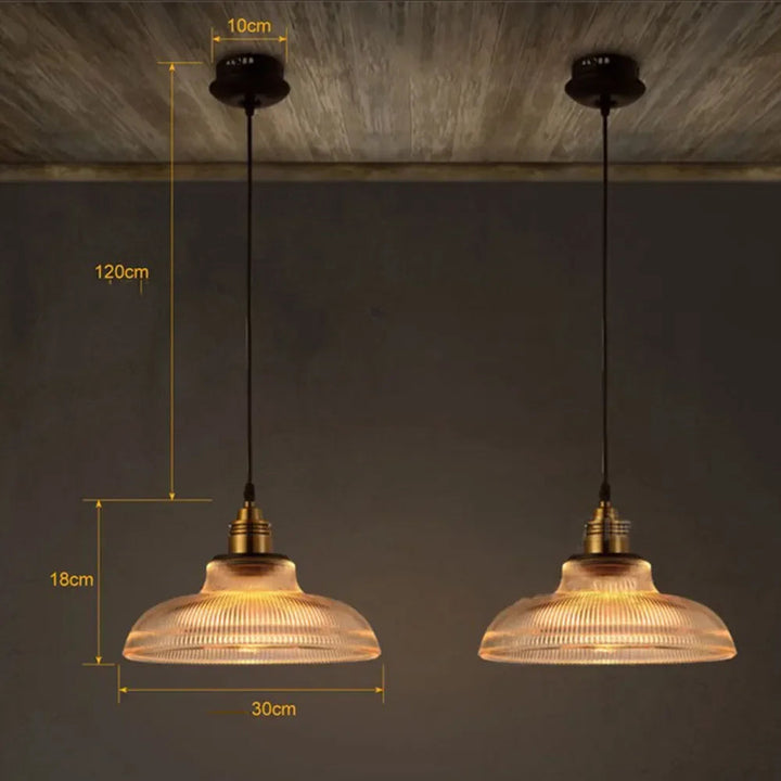 Elegante Hängelampe aus Glas für Esszimmer und Wohnzimmer – Moderne Pendelleuchte mit Stil und warmer Beleuchtung 3