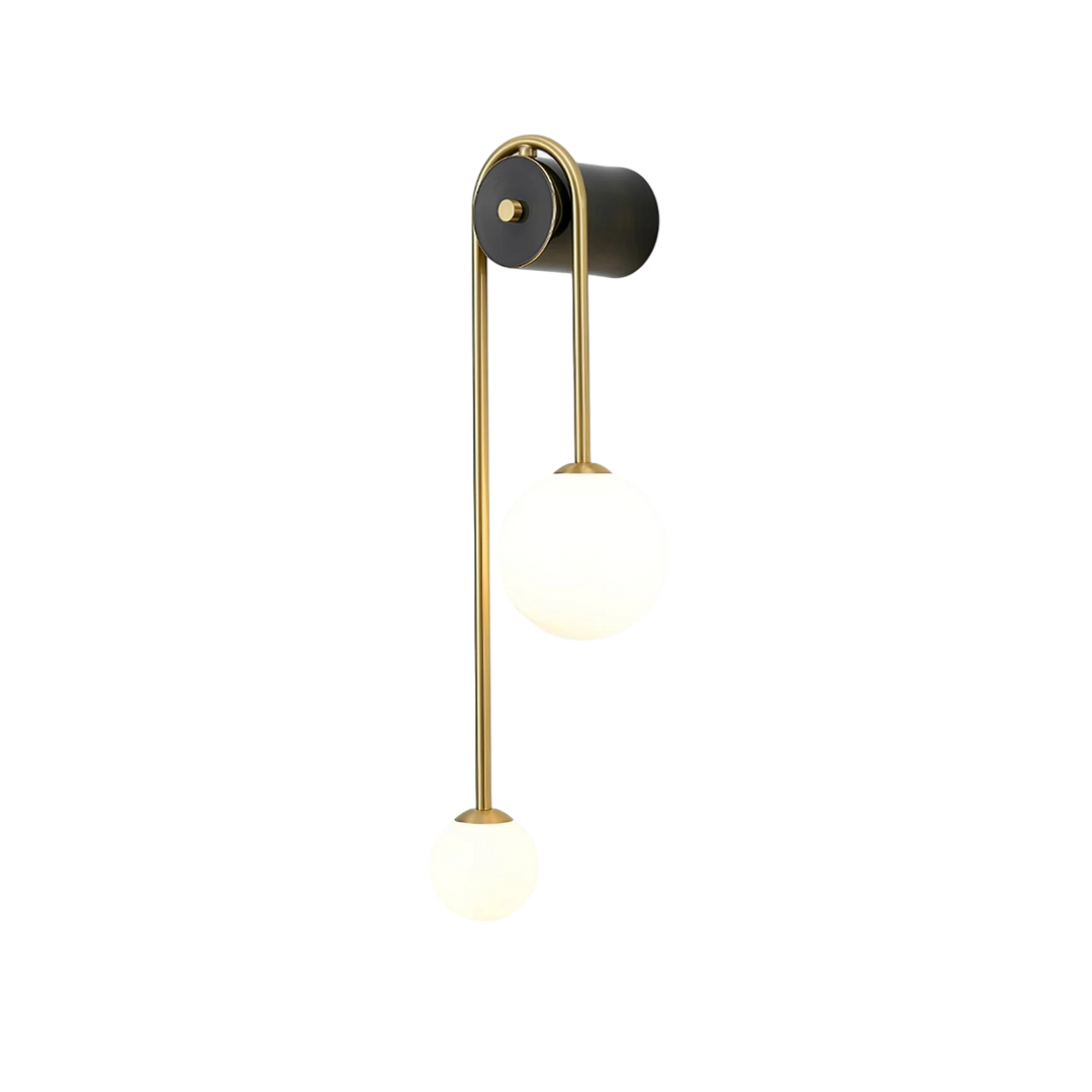 Elegante LED Wandleuchte Innen aus Messing und Glas – Stilvolle Bogenform für Wohnzimmer und Flure 6