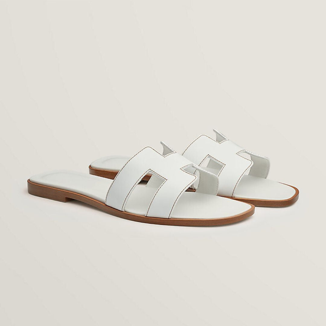 Elegante Lederflachsandalen Mit Verstellbarem Riemen & Ergonomischer Sohle 0