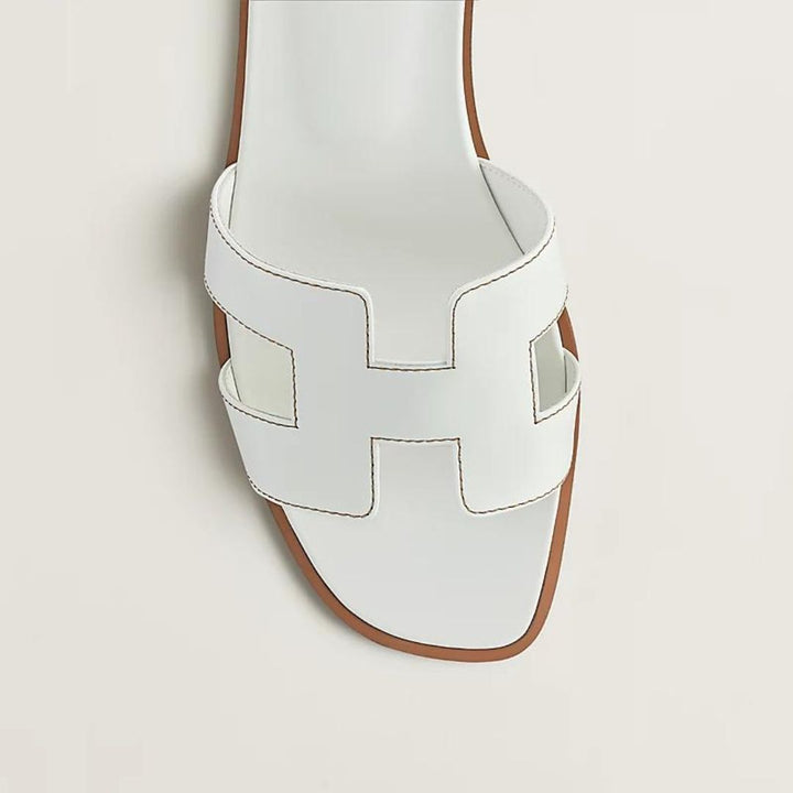 Elegante Lederflachsandalen Mit Verstellbarem Riemen & Ergonomischer Sohle 3