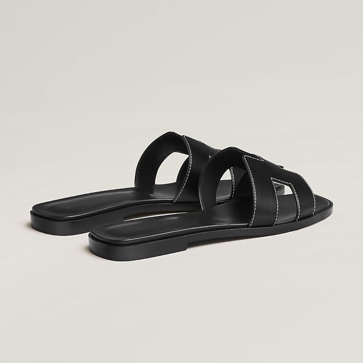 Elegante Lederflachsandalen Mit Verstellbarem Riemen & Ergonomischer Sohle 7