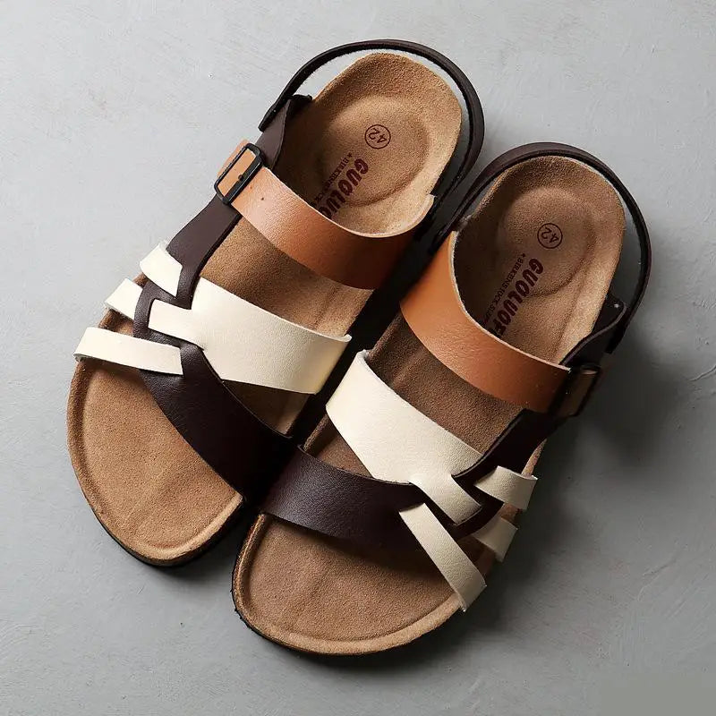 Elegante Orthopädische Sandalen Damen aus Leder – Komfortable Sommerschuhe für den Alltag 1