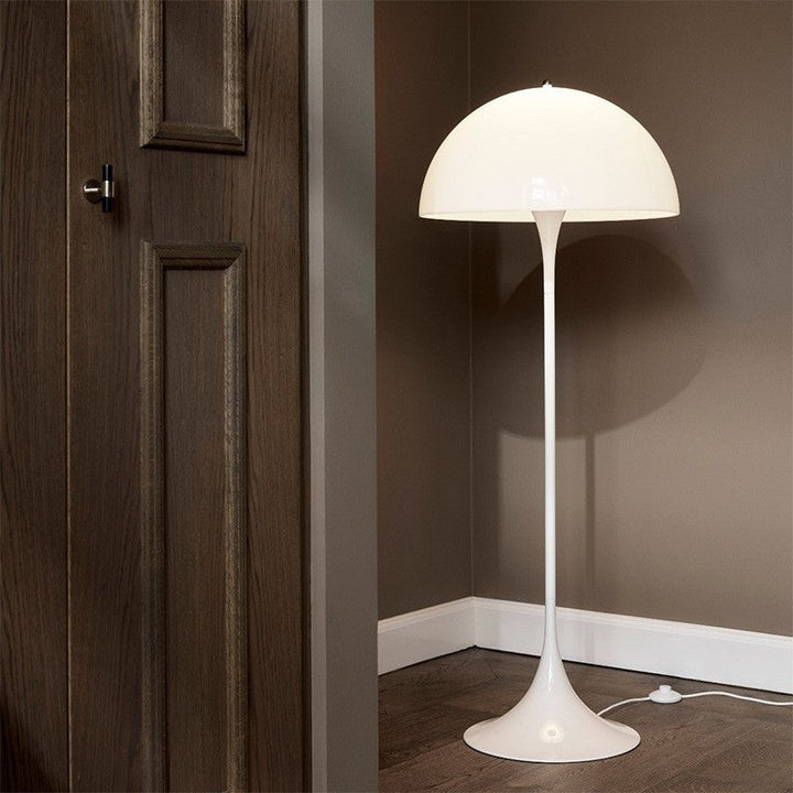 Elegante Stehlampe im Pilzdesign aus Holz – Scandinavian Stehleuchte für Wohnzimmer mit sanfter Beleuchtung, 150 cm hoch 6