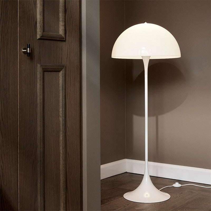 Elegante Stehlampe im Pilzdesign aus Holz – Scandinavian Stehleuchte für Wohnzimmer mit sanfter Beleuchtung, 150 cm hoch 6
