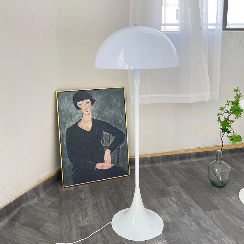 Elegante Stehlampe im Pilzdesign aus Holz – Scandinavian Stehleuchte für Wohnzimmer mit sanfter Beleuchtung, 150 cm hoch 7