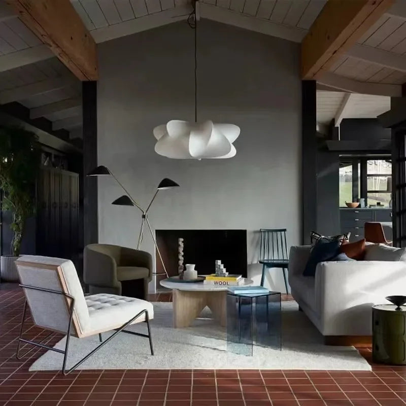 Elegante Wabi Sabi Hängelampe aus Seide – Stilvolle Pendelleuchte für Modernes Interieur, Sanfte Beleuchtung und Vielseitig Einsetzbar 6