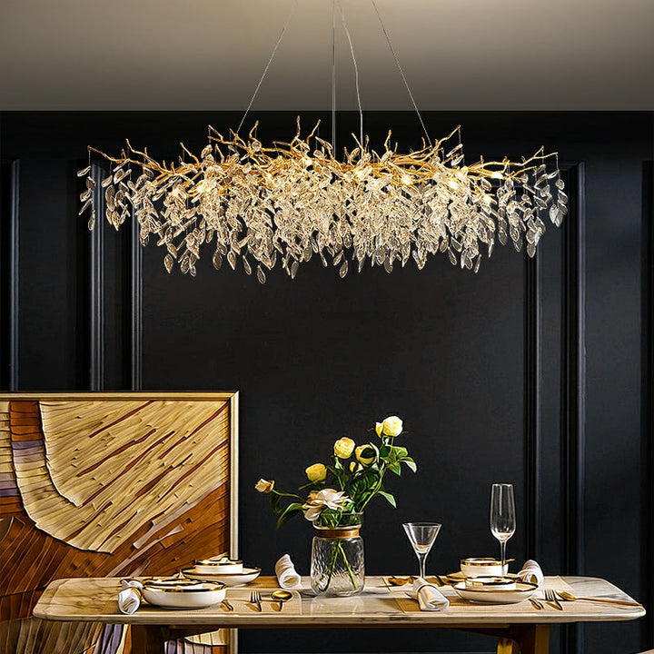 Eleganter Kristallleuchter Gold im Vintage-Stil – Verstellbare LED-Beleuchtung, 6-24 Lichter 7