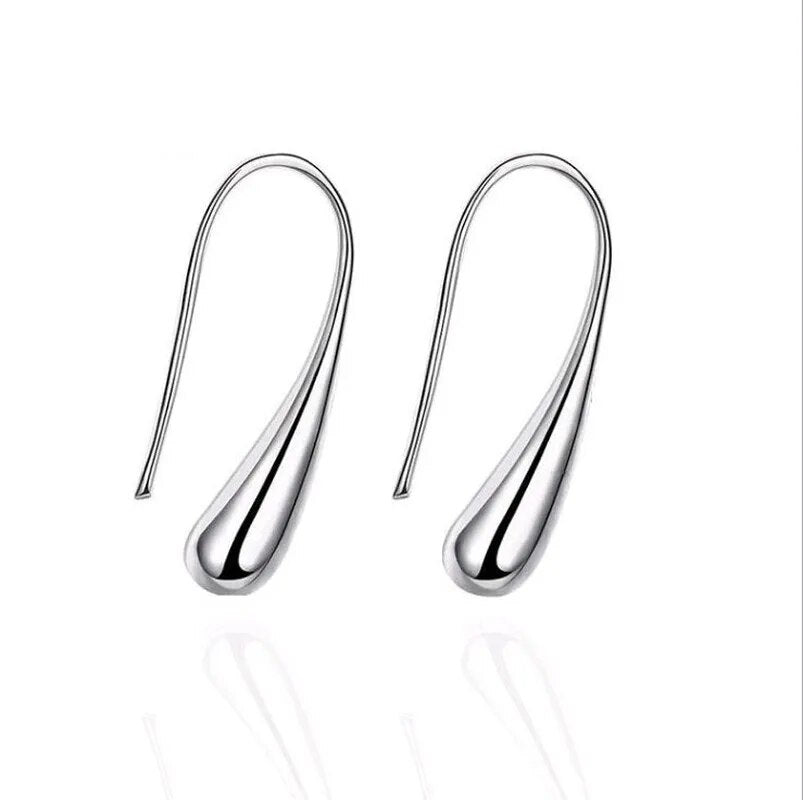 Elegantes Schmuckset Damen – 4-teiliges Wassertropfen Schmuckset aus 925er Silber 3