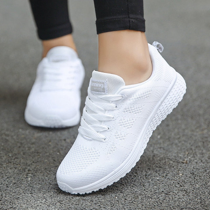 Ergonomische Damen Sneaker – Atmungsaktive Freizeitschuhe mit Stabilität und Komfort 0