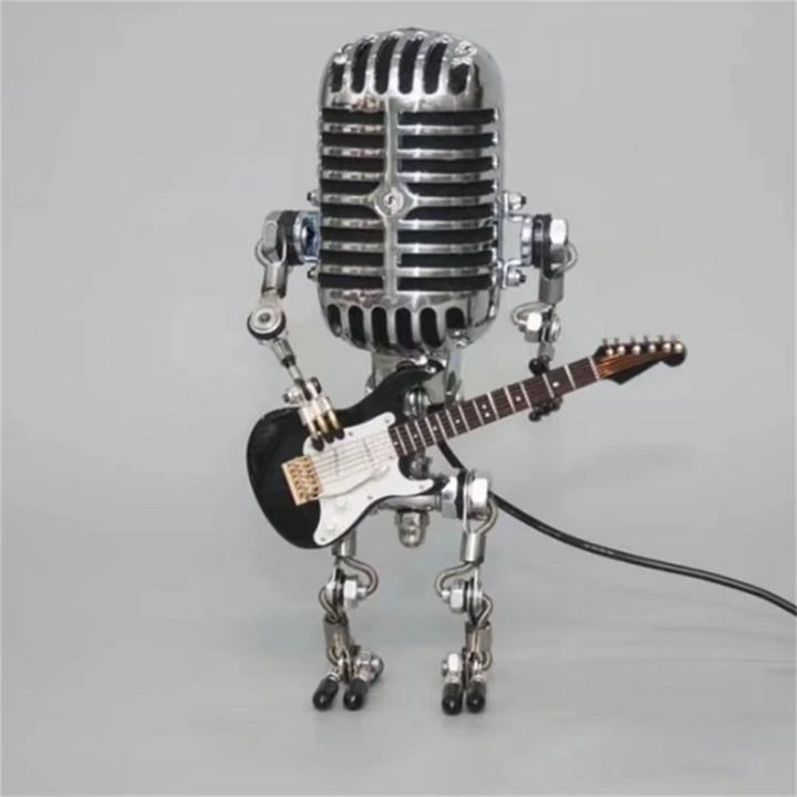Exklusive Tischlampe mit Gitarrenmotiv und Variabler Helligkeit – Stilvolle LED Tischleuchte für Zuhause 0