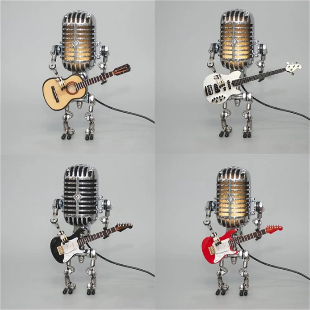 Exklusive Tischlampe mit Gitarrenmotiv und Variabler Helligkeit – Stilvolle LED Tischleuchte für Zuhause 6