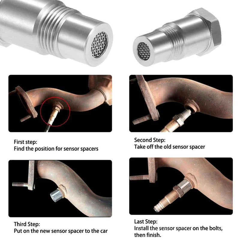 Fahrzeug Sauerstoff O2 Sensor Adapter – M18*1.5 Mini-Katalysator für Off-Road Nutzung 5