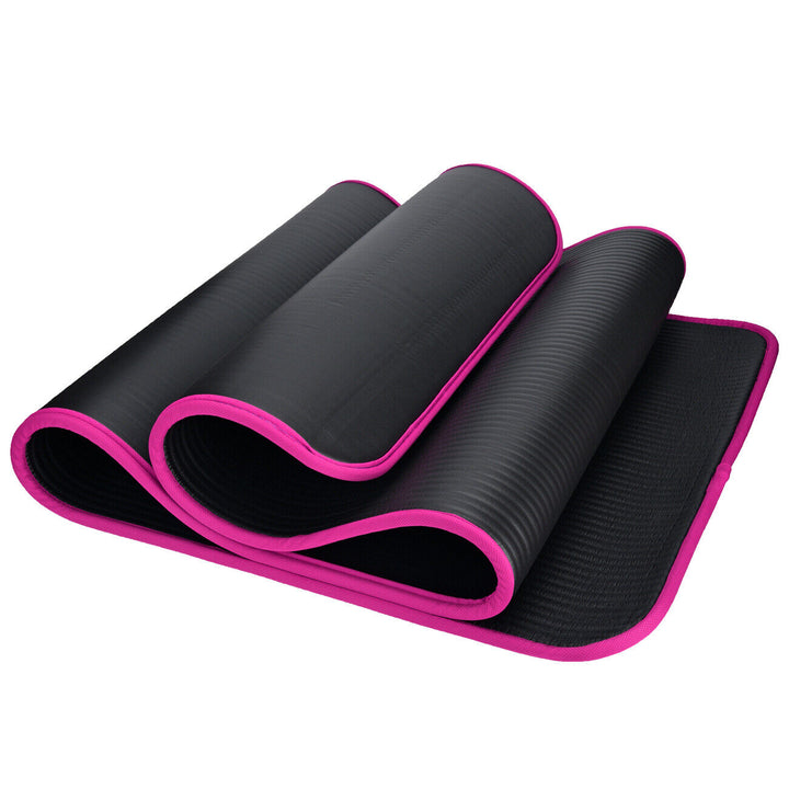 Faltbare Yogamatte Rutschfest – Extra Dicke Yoga Matte für Zuhause, NBR Material 2