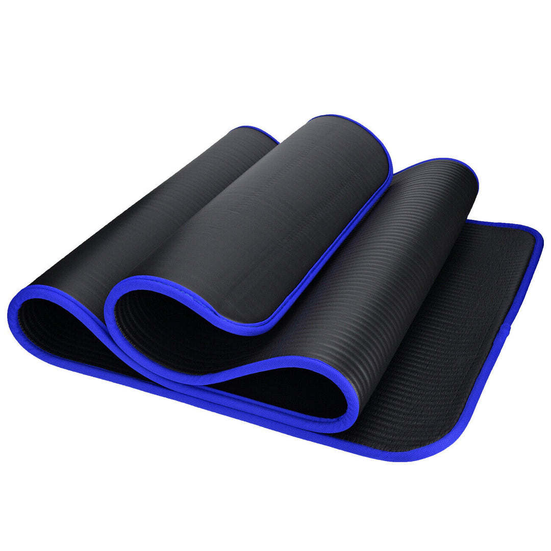Faltbare Yogamatte Rutschfest – Extra Dicke Yoga Matte für Zuhause, NBR Material 8