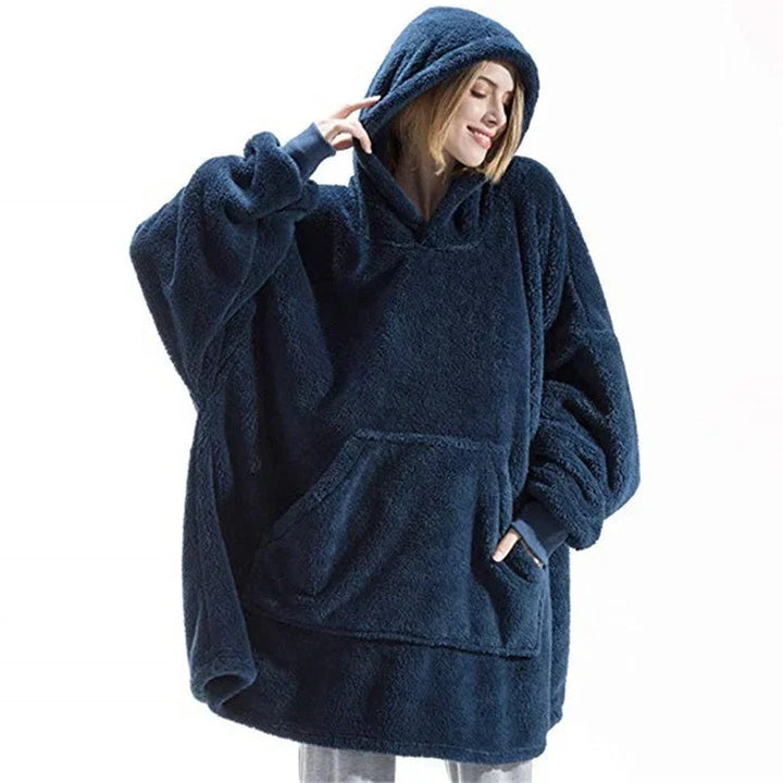 FleeceHaven – Übergroße Flanell-Dekentrui für Damen und Herren 0
