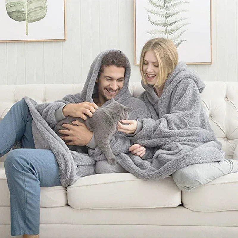 FleeceHaven – Übergroße Flanell-Dekentrui für Damen und Herren 1