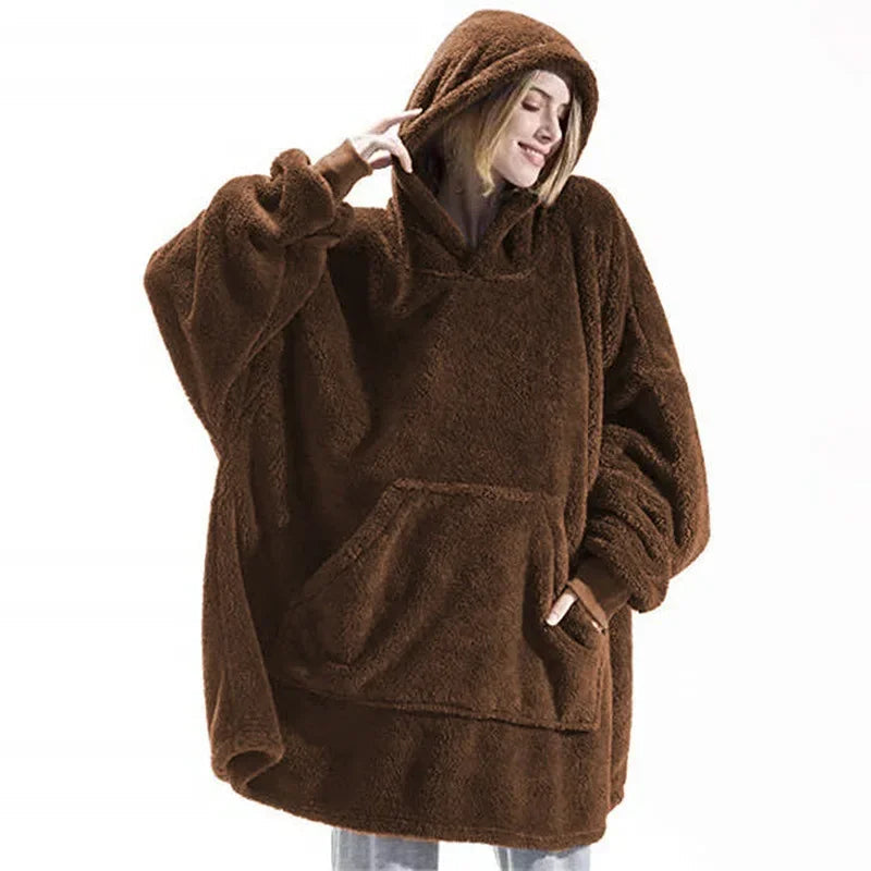 FleeceHaven – Übergroße Flanell-Dekentrui für Damen und Herren 11